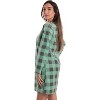 Just Love Womens Ultra-Soft Sleep Shirt Nightgown with Matching Fuzzy Socks - 2 of 4