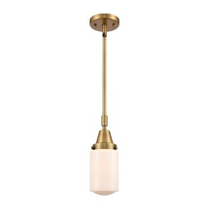 Dover - 1 Light Stem Hung Mini Pendant In Traditional Style-11.38 Inches Tall and 4.5 Inches Wide - 1 of 1