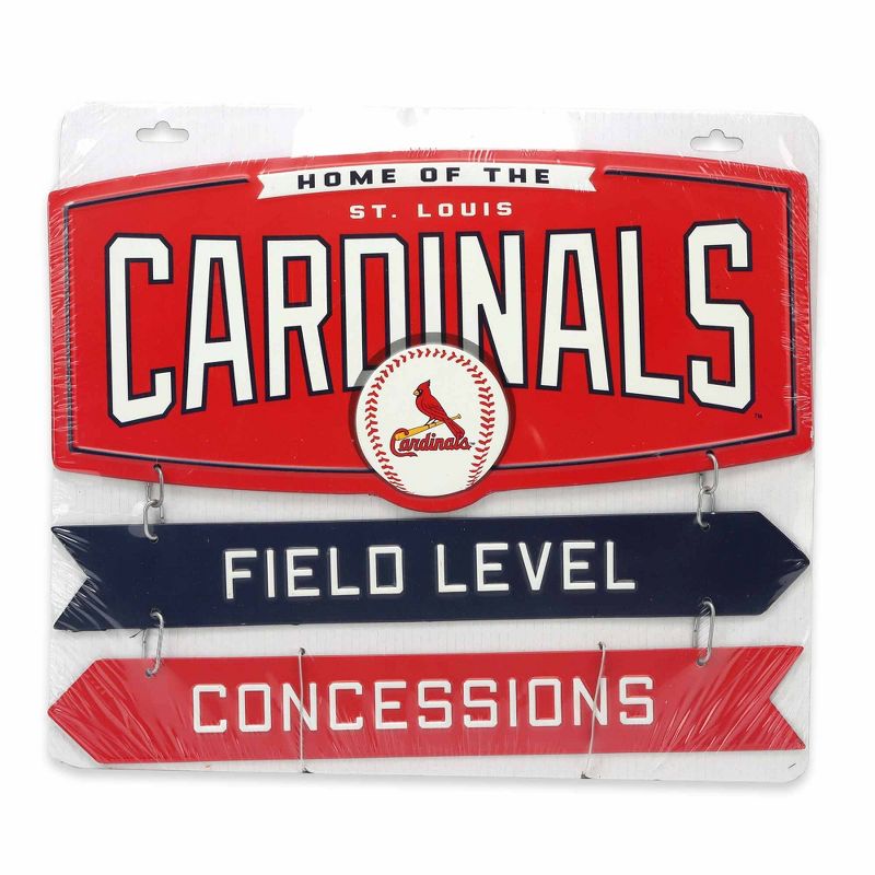 MLB St. Louis Cardinals Baseball Field Metal Panel, 5 of 6