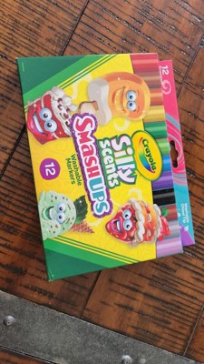 Crayola 10ct Silly Scents Smash Ups Fine Tip Washable Markers