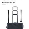 Expandable Spinner Suitcase Set with TSA Lock and Organizer Interior ABS Hardshell 3 Piece Luggage - Cuddlewood - 3 of 4