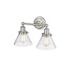 Millennium Lighting Eyden 2 - Light Vanity in  Brushed Nickel - 2 of 3