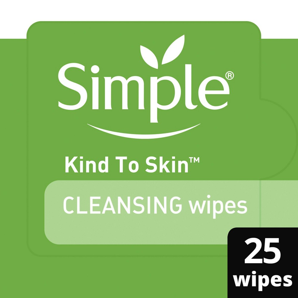 Photos - Facial / Body Cleansing Product Unscented Simple Kind to Skin Cleansing Facial Wipes - 25ct