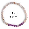 ETHIC GOODS Women's 4mm Gold Morse Code Bracelet [HOPE] - Gold & Turquoise - 2 of 4