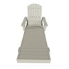 WestinTrends Dylan Adirondack Poly Reclining Chaise Lounge With Arms - 2 of 4