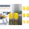 Nat & Jules Raw Bottom Yellow 3 x 2 Ceramic Salt and Pepper Shaker 2 Piece Set - 3 of 4