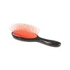 Bass Brushes Elite Series Style & Detangle Hair Brush with Ultra-Premium Alloy Pin High Polish Acrylic Handle Small Oval Black - 3 of 4