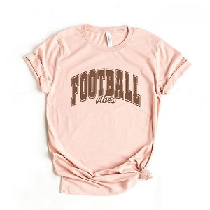 Simply Sage Market Women's Varsity Football Vibes Short Sleeve Graphic Tee - 1 of 4