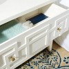 Luiza 2 Drawer Nightstand - NST6602 - White/Gold - Safavieh - 2 of 4