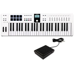 Arturia KeyLab Essential 49 mk3 Keyboard Controller With Sustain Block White - 1 of 4