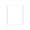 Printworks Professional 2 Part Blank Computer Paper 9.5" x 11" 13 lbs. White 1400 Sheets/Carton - 2 of 2