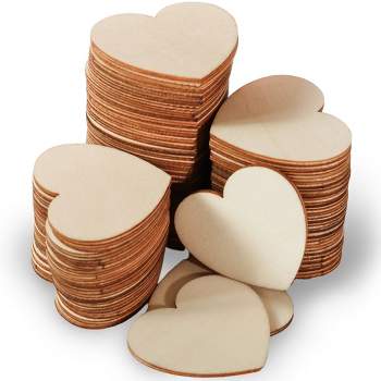 Kate Aspen Wooden Hearts for Guest Book Alternative (Set of 75) | 22103WD