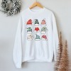 Simply Sage Market Women's Graphic Sweatshirt Santa Hat Chart - 3 of 3