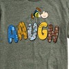 Men's - Peanuts - Aaugh Pattern Charlie Brown Short Sleeve Graphic T-Shirt - 2 of 4