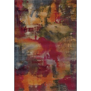 Unique Loom    Outdoor Modern Azera Area Rug - 1 of 4
