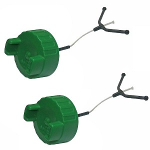 Husqvarna 2 Pack Of Genuine OEM Replacement Fuel Cap Assemblies # 544889702-2PK - 1 of 3