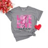 Simply Sage Market Women's Love Vibes Bolt Short Sleeve Garment Dyed Tee - 3 of 4