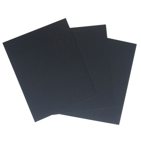 Arista Mat Board 13x19 4-ply Black Both Sides with Black Core - 10 pack