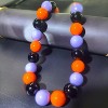 Adjustable Chunky Red Bead Choker for Women - 16MM Statement Necklace - 4 of 4