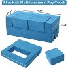 Kids Play Couch, 3Pcs Modular Kids Couch Toddler Couch for Playroom Bedroom, Convertible Foam Kids Play Sofa with Removable Cover - 2 of 4