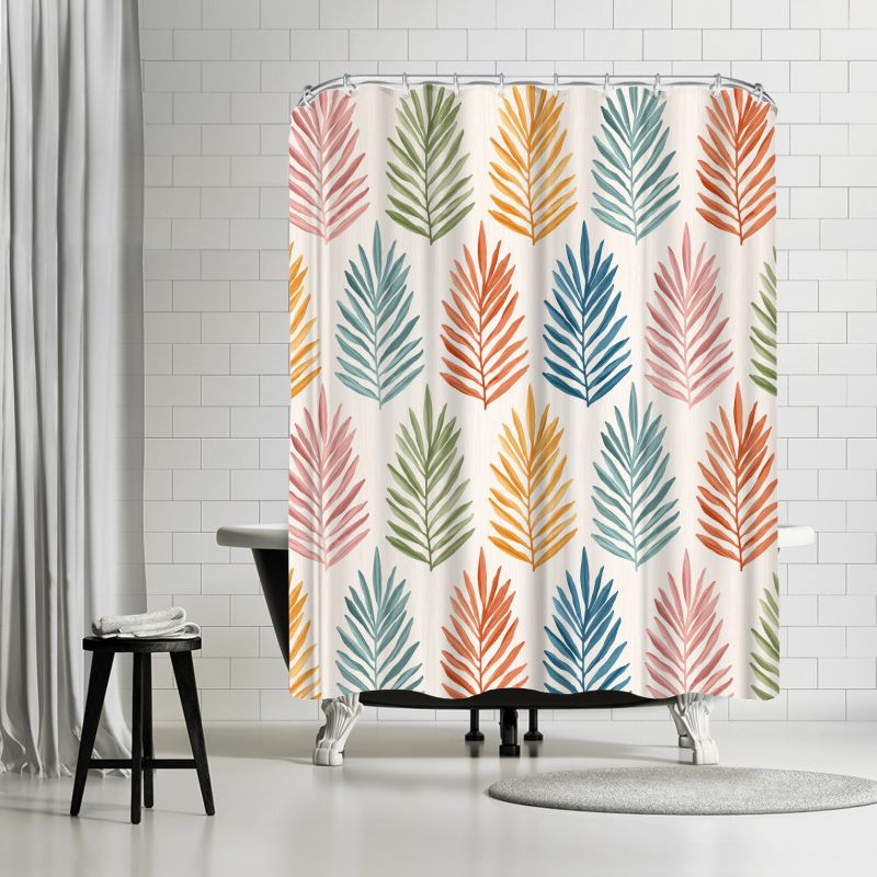 Americanflat 71X74 Botanical Shower Curtain by Modern Tropical, 1 of 6
