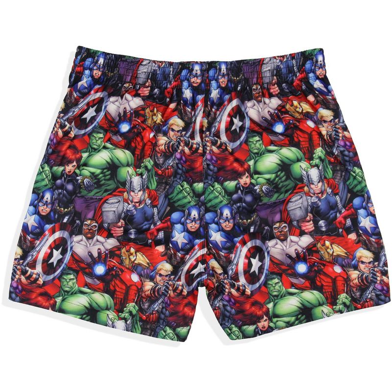 Marvel Men's Avengers Superhero Characters Repeat Print Boxers Underwear Multicolored, 4 of 4