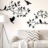 Unique Bargains Bedroom Branch Bird Self-stick Artificial Wall Decal 1 Pc - 3 of 4