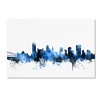Trademark Fine Art -Michael Tompsett 'Memphis TN Skyline White' Canvas Art - 2 of 3