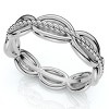Pompeii3 14k Gold or Platinum Angi Stackable Anniversary Wedding Band - 3 of 4