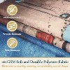 LunaLulinlk Beach Coastal Shower Curtain with Hooks,blue - 3 of 4