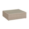 TOV Furniture Cali Wicker Outdoor Ottoman / Coffee Table in Natural - 4 of 4