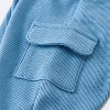 Baby Boys' 2pc Cozy Quarter Zip Top & Bottom Set - Cloud Island™ Blue - 4 of 4