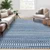 Rug Machine Washable,  Rug Non Slip Small Bedroom, Rug Low Pile Throw Rug, for Dining Room Living Room, Geometric Area Rug Entryway Rug - 2 of 4