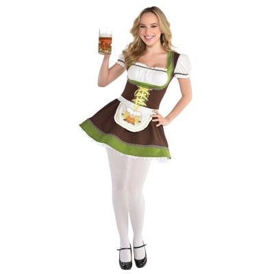 Adult Oktoberfest Dress Halloween Costume M (6-8)