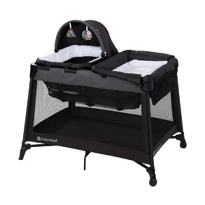 Baby Trend Willow Nursery Center Standard Playard with Flip Away Changing  Table - Black