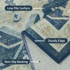 ABYNOW Area Rug Machine Washable, Non Slip, Boho Vintage Print for Living Room - 4 of 4