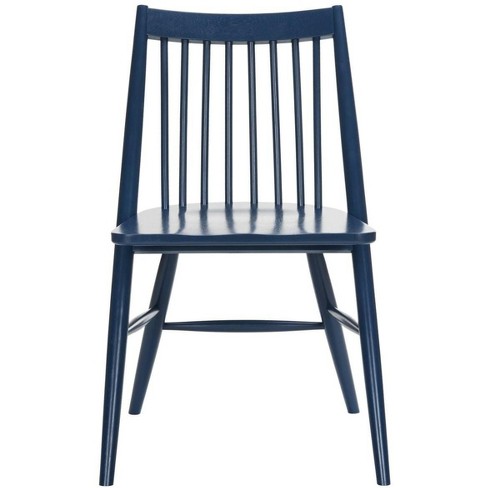 Navy spindle online chair