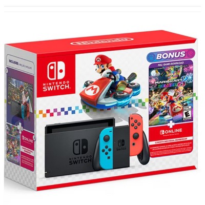 Nintendo Switch Mario Kart 8 Deluxe With Wireless Joycon (Full Game Download) - Manufacturer Refurbished