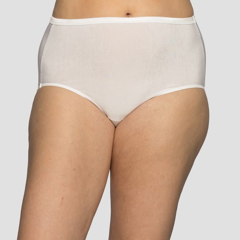 Bali Cotton/Spandex Stretch Full-Cut White Brief Plus Size 10/3XL