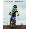 24V Kids Electric Dirt Bike with 14MPH High Speed, LED Lights, Leather Seat, Dual Speed Modes and Safe Off-Road for Kid - 2 of 4