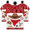 Big Dot of Happiness Western Hoedown - Treat Box Party Favors - Wild West Cowboy Party Goodie Gable Boxes - Set of 12 - 2 of 4