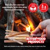 Better Wood Products Fatwood All Natural Waterproof Fire Logs, Indoor/Outdoor Wood Fire Starter Sticks for Barbecue, Fireplace & Camping - 2 of 4