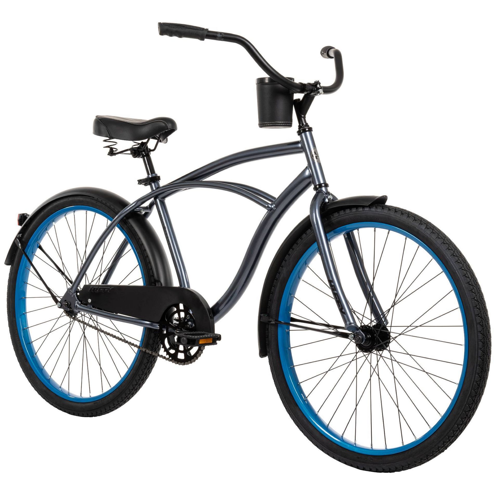 Huffy Good Vibrations Adult Cruiser Bike - 26" Wheels - Storm Gray