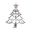 Unique Bargains Christmas Brooches YNCP7208 Silver Alloy Dripping Wax 1.81"x2.28" 1 Pc - 4 of 4