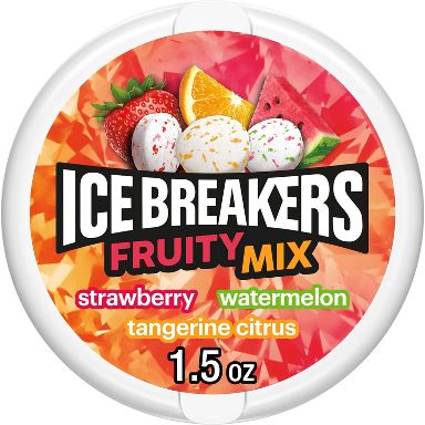 Ice Breakers Assorted Fruit Flavored Sugar Free Mints - 1.5oz