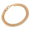 Steeltime Men's stainless steel flat fancy chain link bracelet - 2 of 4