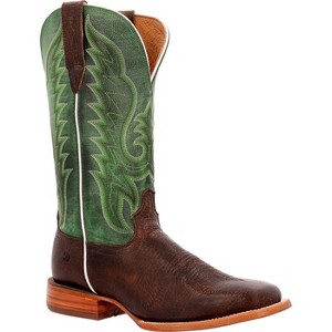Men's Durango® Arena Pro™ Hickory and Shamrock Green Western Boot - 1 of 4