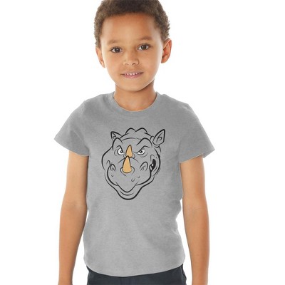 Toddler Boys' Teenage Mutant Ninja Turtles Rocksteady Face T-Shirt