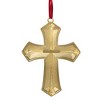 Northlight 3.5" Green and Gold Layering Effect Cross Christmas Ornament with Crystals - 4 of 4
