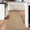 Modern Rainbow Easy Jute Area Rugs, Washable Natural Contemporary Indoor Outdoor Carpet for Living Room Farmhouse Patio Backyard RV - 4 of 4